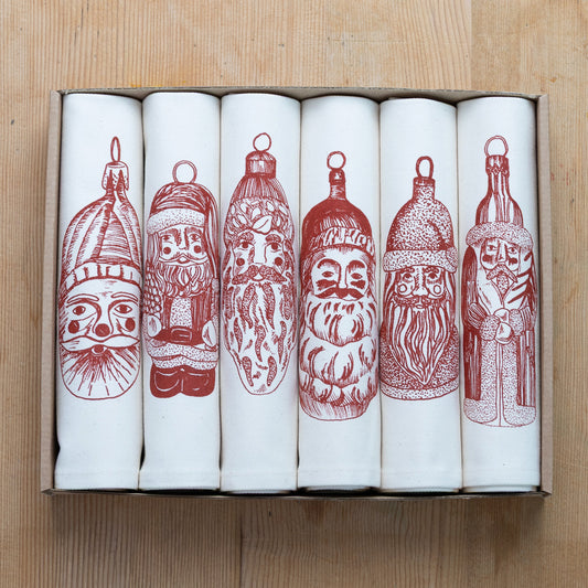Father Christmas Napkin Gift Set