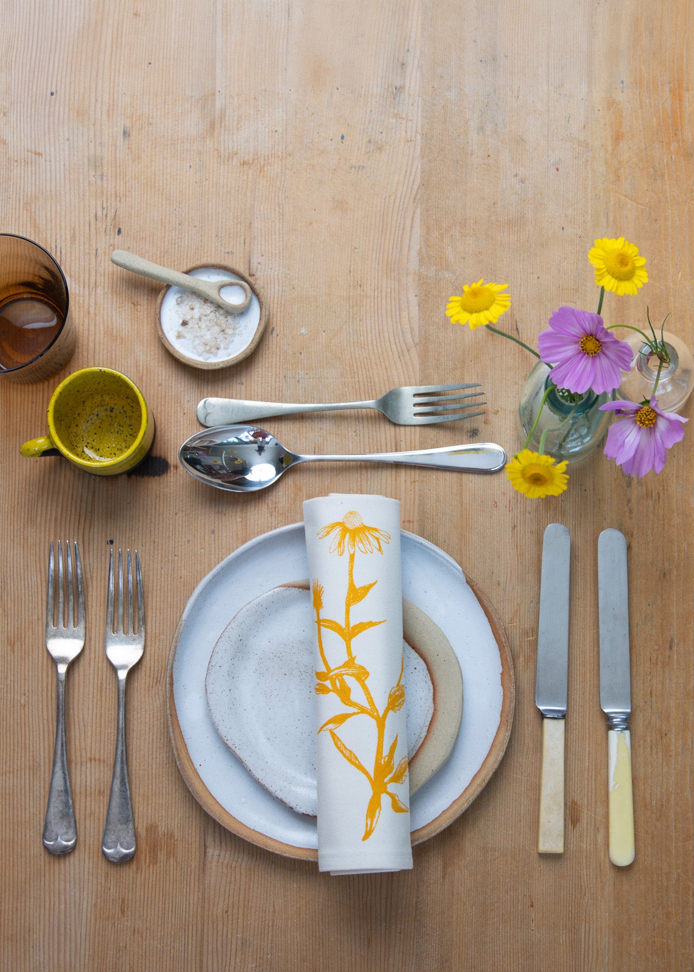 Garden Flowers Napkin Gift Set