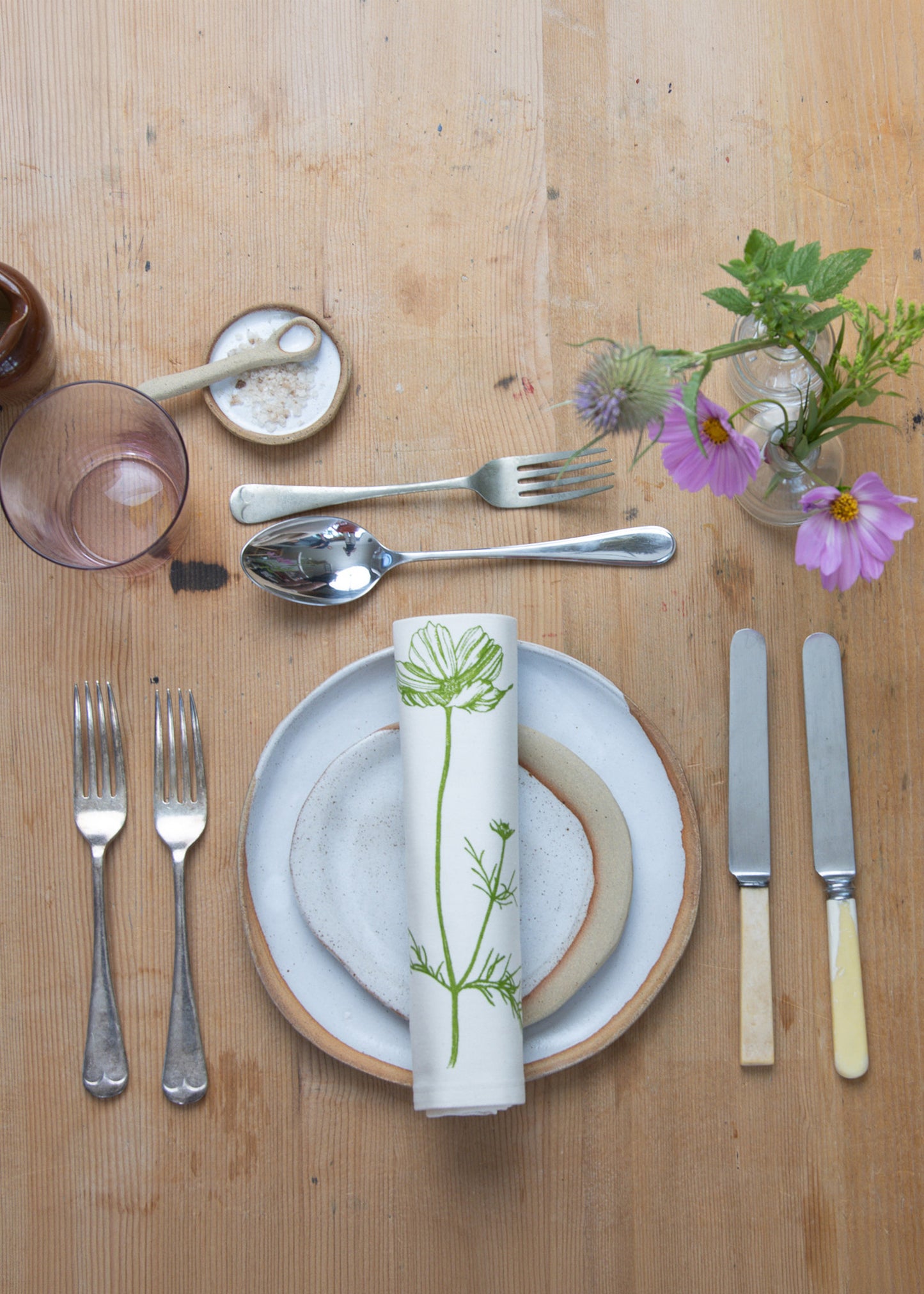 Garden Flowers Napkin Gift Set