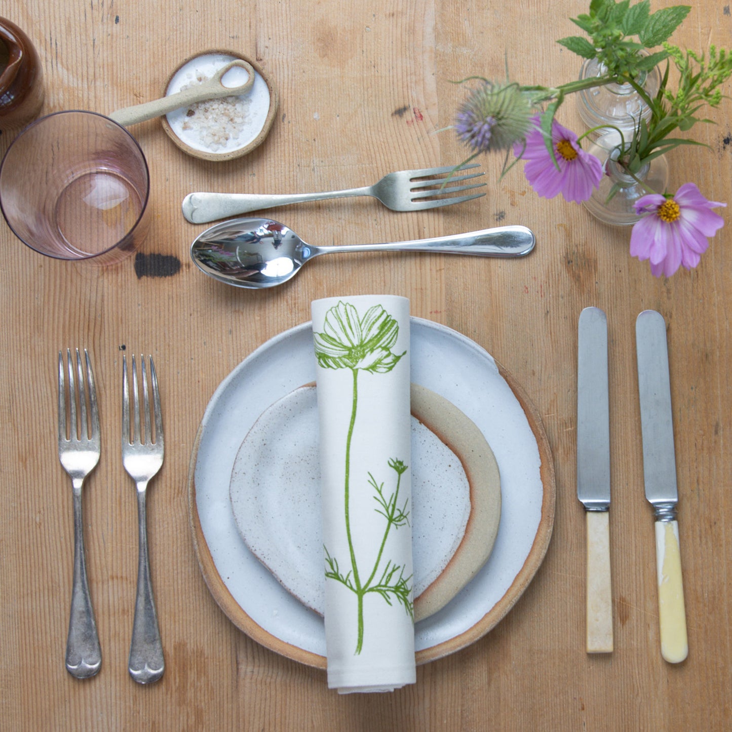 Garden Flowers Napkin Gift Set