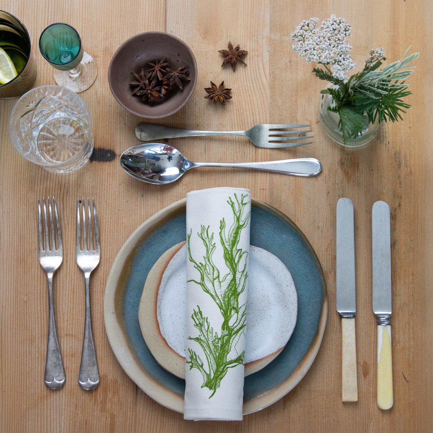 Seaweed Napkin Gift Set
