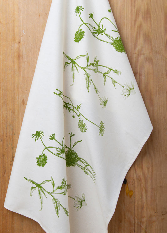 Garden Flowers Tea Towel