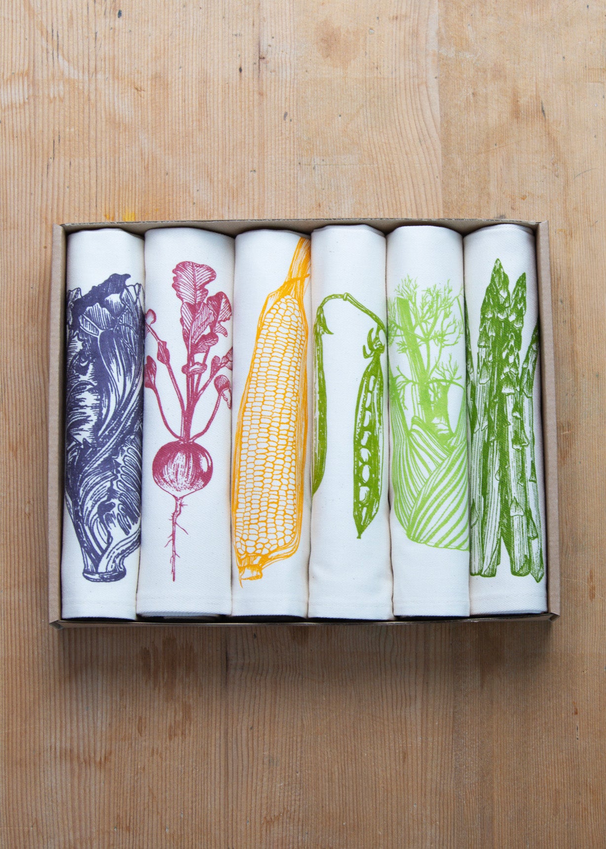 Harvest Vegetable Napkin Gift Set