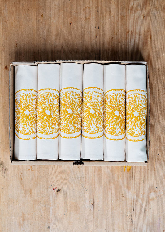 Lemon Napkin Gift Set