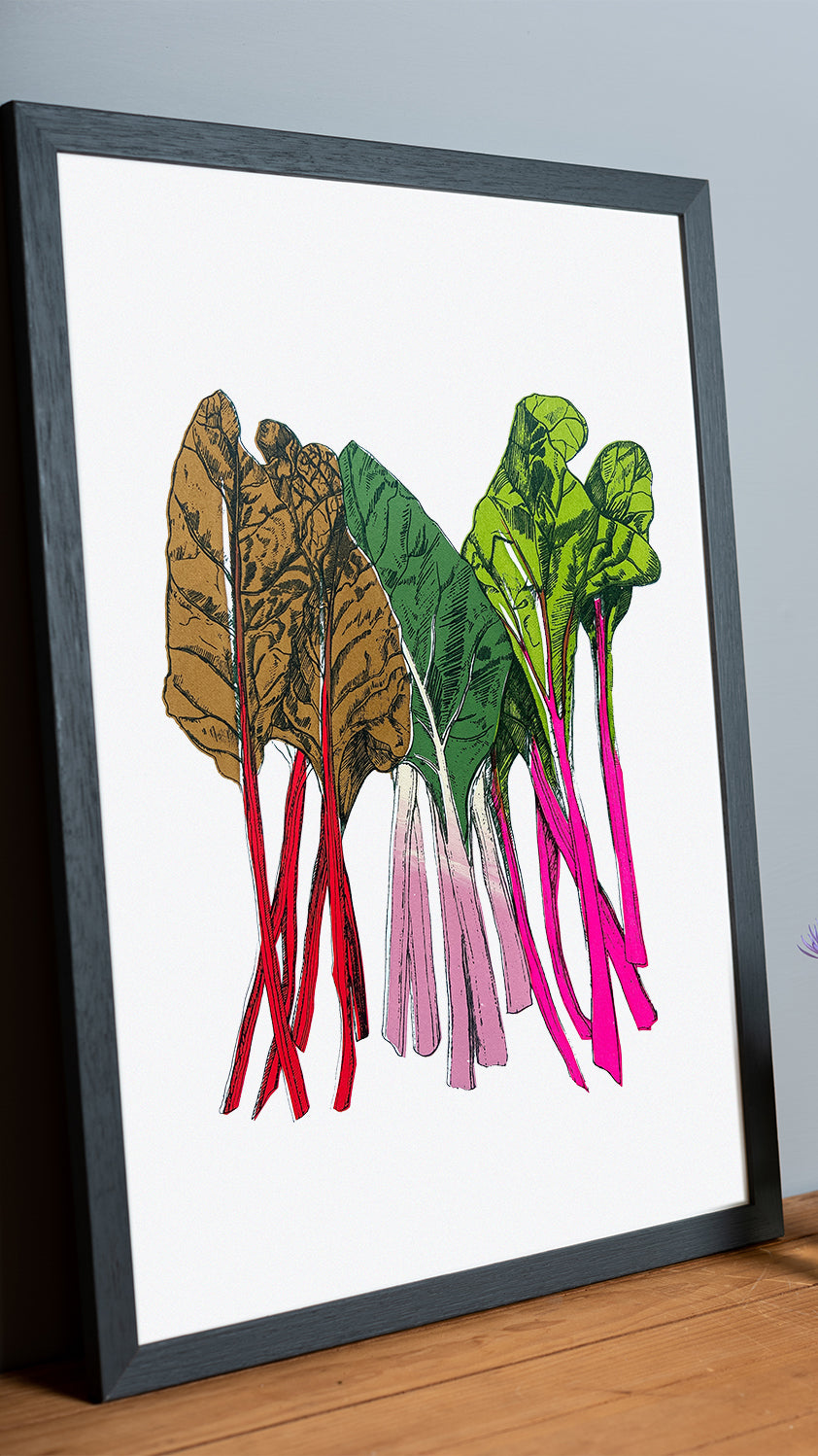 Swiss Chard Vegetable Print