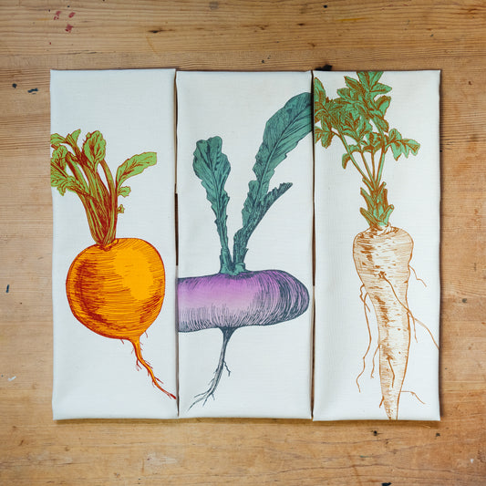 Mixed Vegetable Tea Towel Gift Set