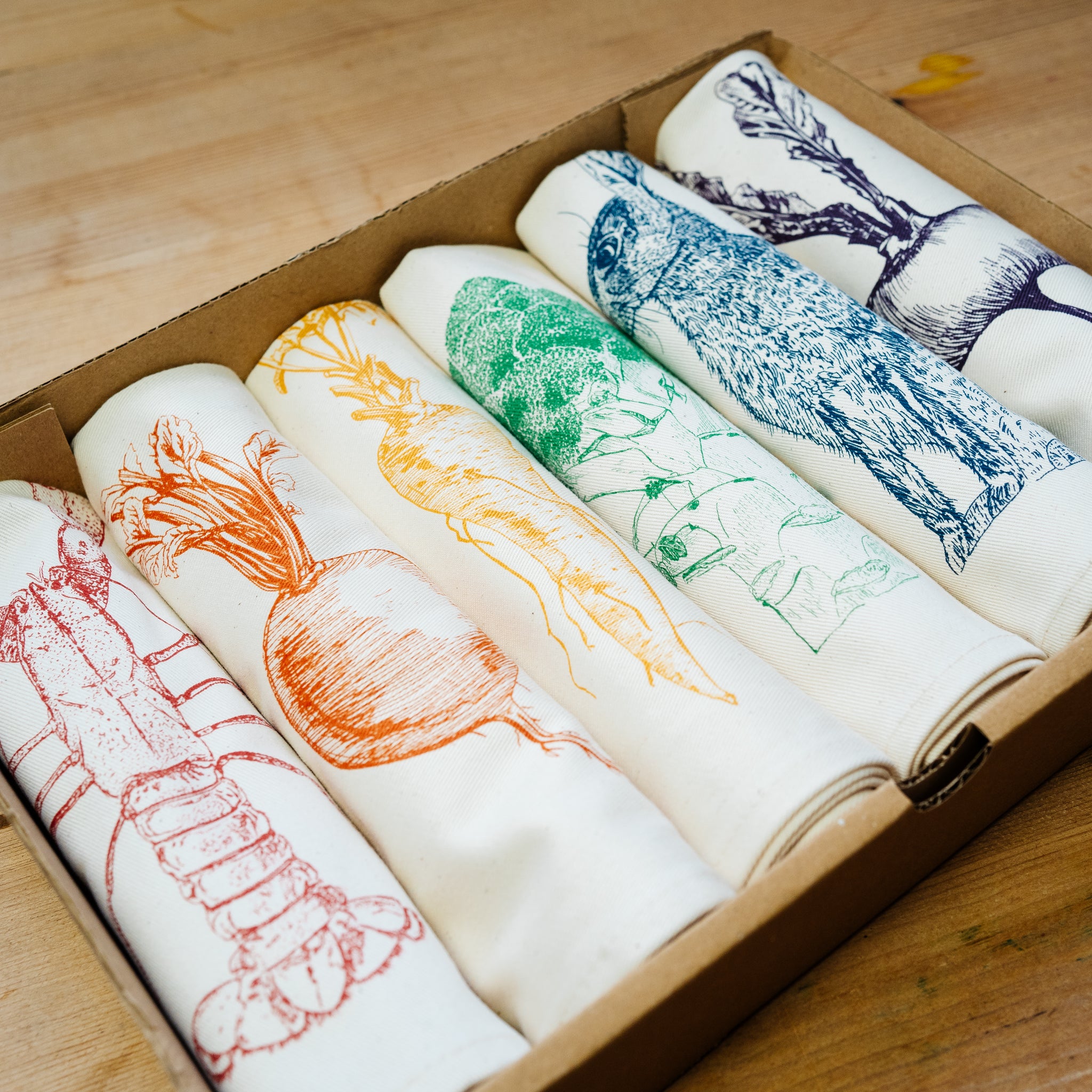 Rainbow Napkin Gift Set